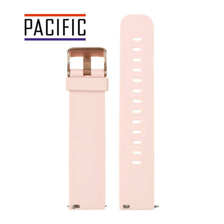 PASEK U15 - 13/RG - JASNY RÓŻOWY / RÓŻOWY ZŁOTY - 22MM