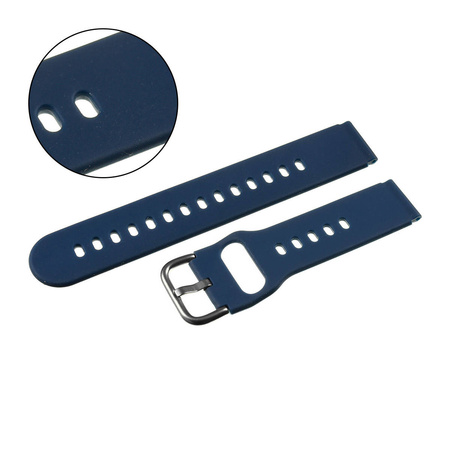 PASEK U01 - 5/B - GRANATOWY / CZARNY - 22MM