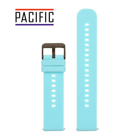 PASEK U27 - 19/BL - JASNY NIEBIESKI / CZARNY - 18mm