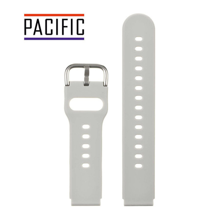 PASEK U01 - 32/S - JASNY SZARY / SREBRNY - 20MM