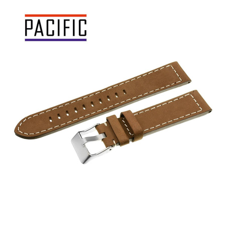 PACIFIC W25 - 2.22 - CIEMNY BRĄZ / BIAŁA NIĆ  - 22MM