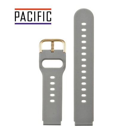 PASEK U01 - 7/G - CIEMNY SZARY / ZŁOTY - 20MM