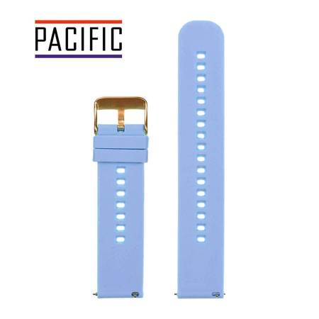 PASEK U27 - 24/RG - JASNY FIOLET / RÓŻOWE ZŁOTO - 22mm