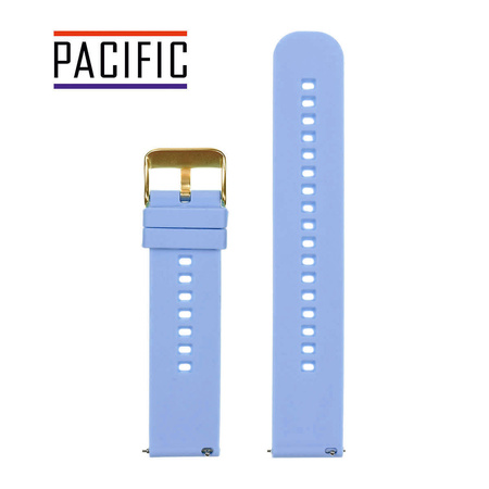 PASEK U27 - 24/G - JASNY FIOLET / ZŁOTY - 22mm