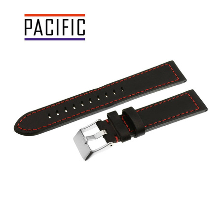 PACIFIC W25 - 1.6 - CZARNY / CZERWONA NIĆ - 20MM