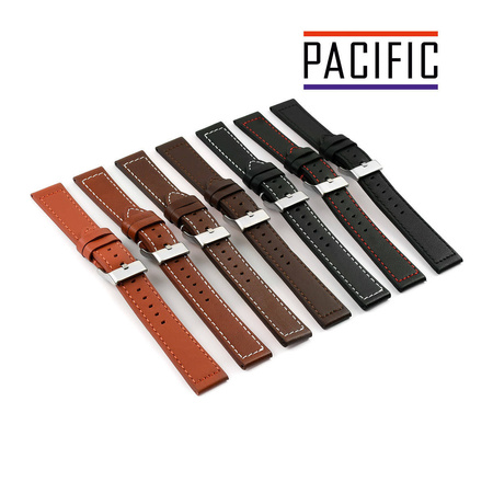 PACIFIC W99 - 2.22 - CIEMNY BRĄZ / BIAŁA NIĆ - 22mm