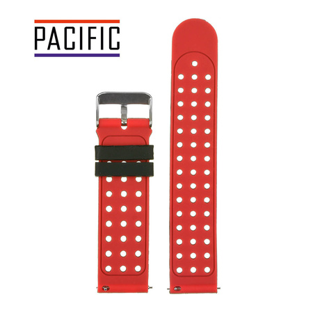 PASEK U12 - 1.6 - CZARNY / CZERWONY - 20MM