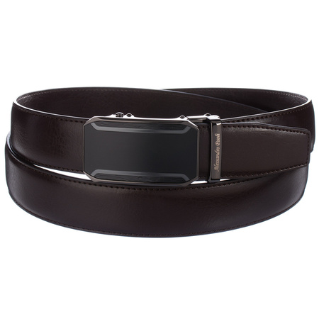 PASEK DO SPODNI AP 01-006 DARK BROWN - PAKIET 5 SZTUK