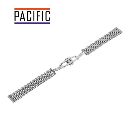 BRANSOLETA - SOLID ZAP. MOT. - MB 61 - 31 - SREBRNY - 18mm