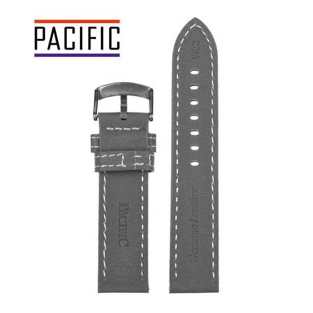 PACIFIC W22 - 32.22 - JASNY SZARY / BIAŁA NIĆ - 24MM