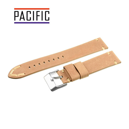 PACIFIC W93 - 3.17 - JASNY BRĄZ / BEŻOWA NIĆ - 22MM