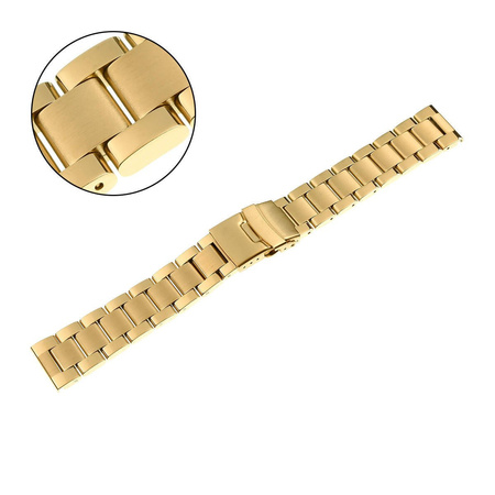 BRANSOLETA - SOLID - MB 03 - 30 - ZŁOTY - 22mm