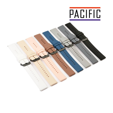 PASEK U27 - 7/G - CIEMNY SZARY / ZŁOTY - 22mm