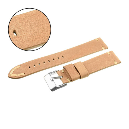 PACIFIC W93 - 3.17 - JASNY BRĄZ / BEŻOWA NIĆ - 22MM