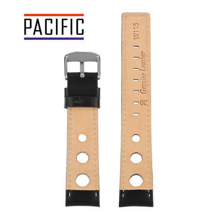 PACIFIC W115 - 2.22 - CIEMNY BRĄZ / BIAŁA NIĆ - 22MM