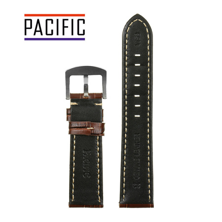 PACIFIC W59 - 8.22 - POŚREDNI BRĄZ / BIAŁA NIĆ - 20mm