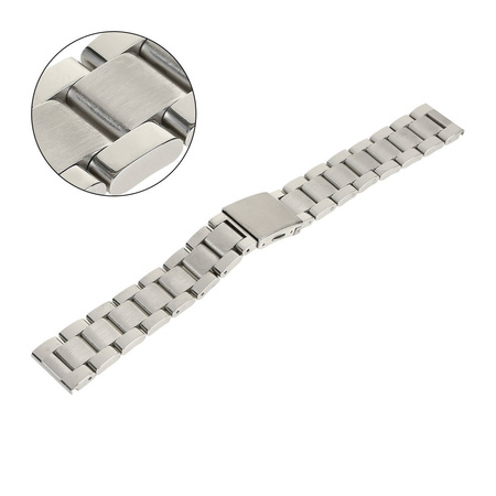 BRANSOLETA - SOLID - MB 02 - 31 - SREBRNY - 24mm