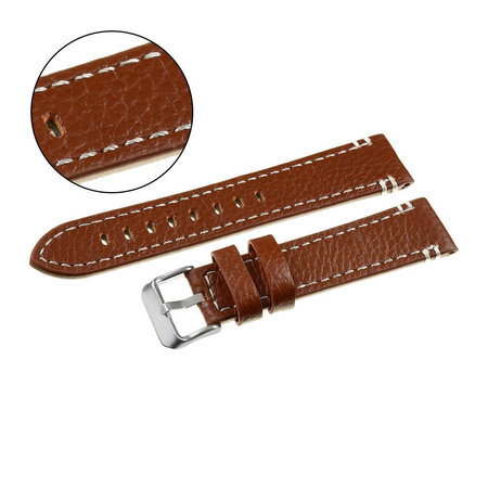 PACIFIC W112 - 3.22 - JASNY BRĄZ / BIAŁA NIĆ - 20mm