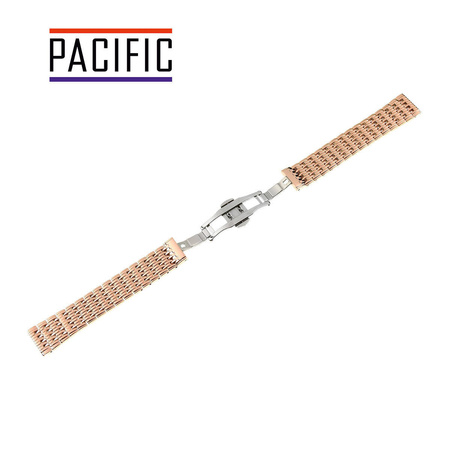 BRANSOLETA - SOLID ZAP. MOT. - MB 51 - 33 - RÓŻOWY ZŁOTY - 16mm