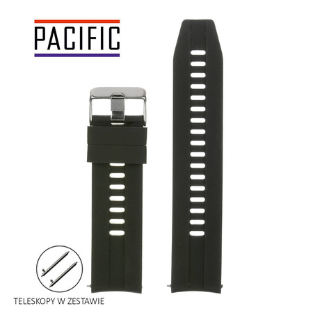 PASEK U28 - 1 - CZARNY - 22mm