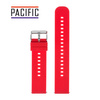 PASEK U27 - 6/SL - CZERWONY / SREBRNY - 22mm