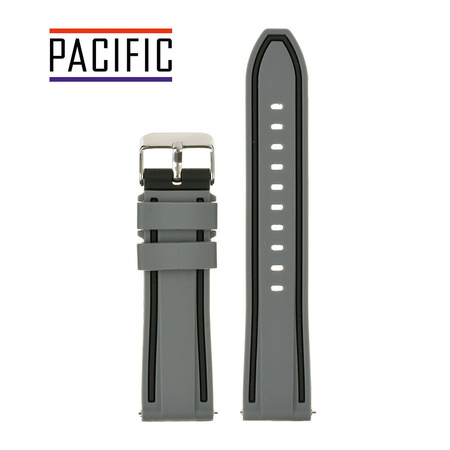 PASEK U14 - 7.1 - CIEMNY SZARY / CZARNY - 24MM