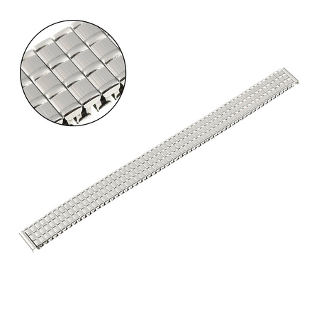 BRANSOLETA ROZCIĄGANA DAMSKA - MODEL 8 - SREBRNA