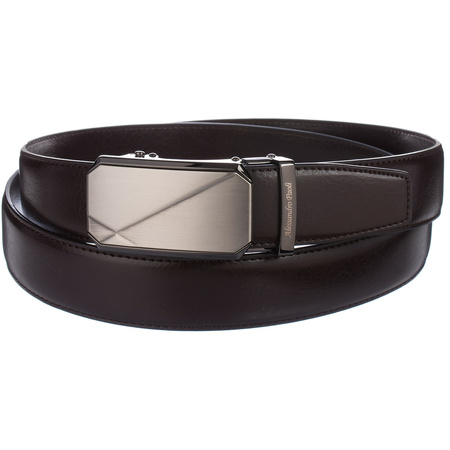 PASEK DO SPODNI AP 01-012 DARK BROWN - PAKIET 5 SZTUK