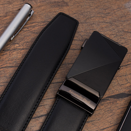 PASEK DO SPODNI AP 01-005 BLACK - PAKIET 5 SZTUK