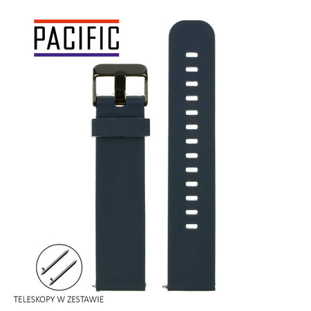 PASEK U15 - 5/B - GRANATOWY / CZARNY - 20MM