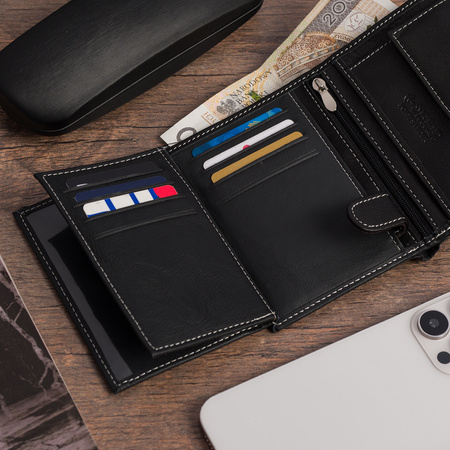 PORTFEL AP 98-112 BLACK 2 / WHITE