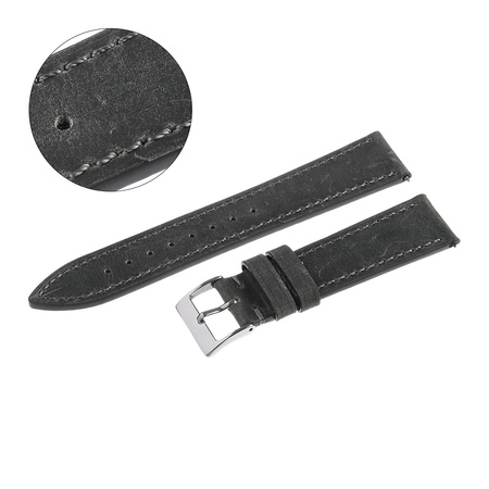 PACIFIC W10 - 7 - CIEMNY SZARY - 22MM