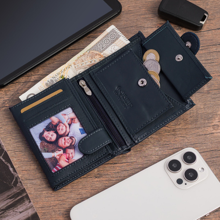 PORTFEL AP 98-121 BLUE