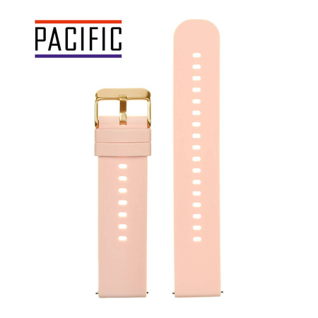 PASEK U27 - 14/G - RÓŻOWY / ZŁOTY - 18mm