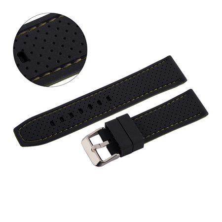 PASEK U17 - 1.27 - CZARNY / ZIELONY - 20mm