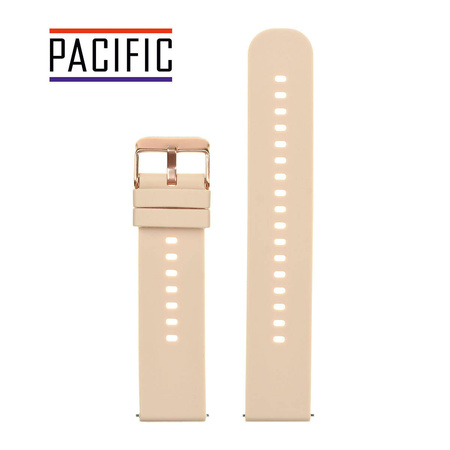 PASEK U27 - 23/RG - KREMOWY / RÓŻOWE ZŁOTO - 18mm