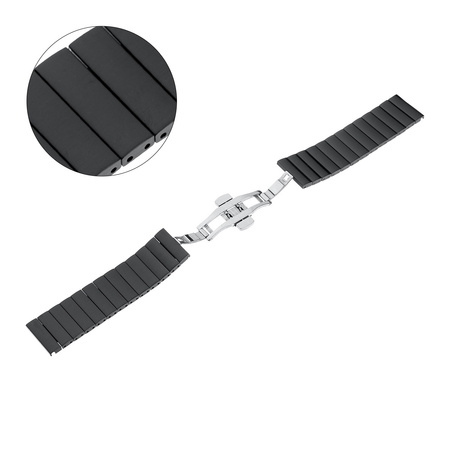 BRANSOLETA - SOLID ZAP. MOT. - MB 65 - 1 - CZARNY - 22mm