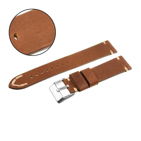 PACIFIC W93 - 2.17 - CIEMNY BRĄZ / BEŻOWA NIĆ - 20MM