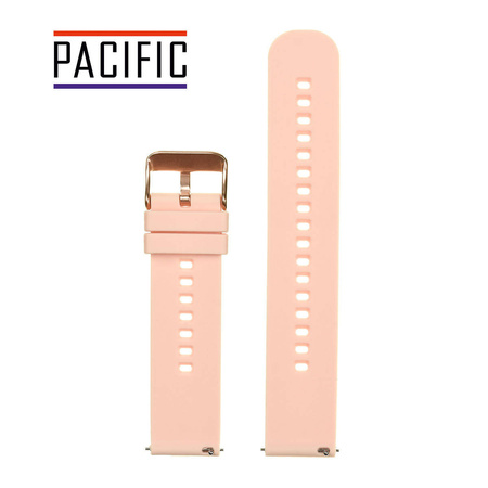 PASEK U27 - 14/RG - RÓŻOWY / RÓŻOWE ZŁOTO - 22mm