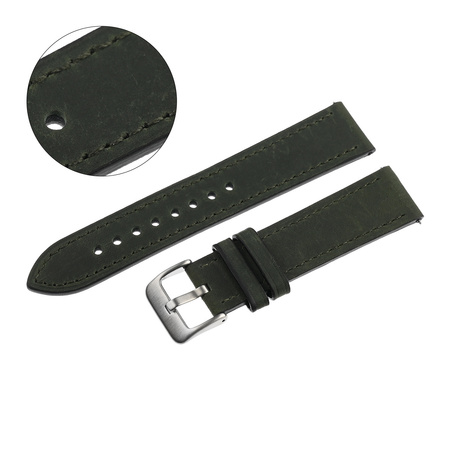 PACIFIC W43 - 27 - CIEMNY ZIELONY - 22MM