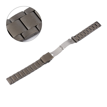 BRANSOLETA - SOLID - MB 05 - 34 - GRAFITOWY - 14mm