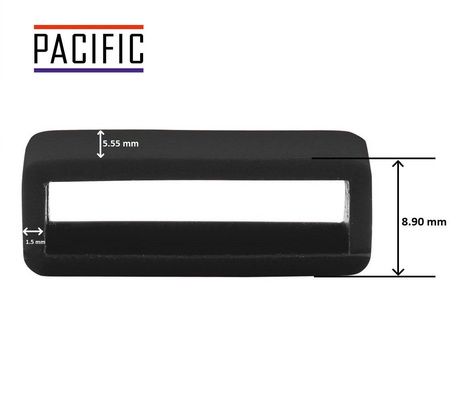 SZLUFKA U27 - 7 - CIEMNY SZARY - 22MM