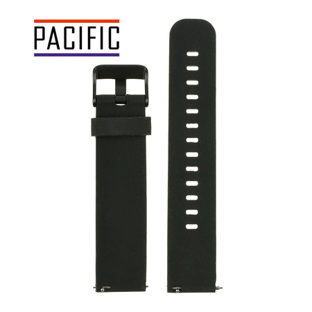 PASEK U15 - 1/B - CZARNY / CZARNY - 22MM