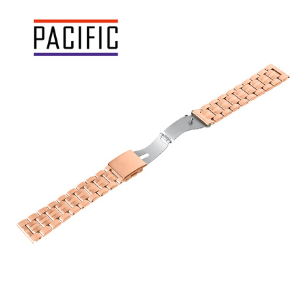 BRANSOLETA - SOLID - MB 11 - 33 - RÓŻOWY ZŁOTY - 22mm