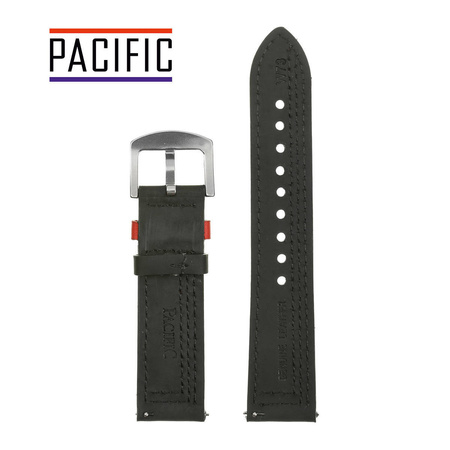 PACIFIC W73 - 1.6 - CZARNY / CZERWONA NIĆ - 22MM