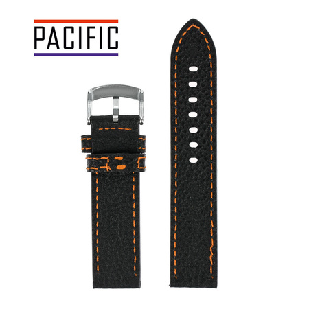 PACIFIC W22 - 1.12 - CZARNY / POMARAŃCZOWA NIĆ - 24MM