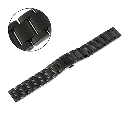 BRANSOLETA - SOLID ZAP. MOT. - MB 57 - 1 - CZARNY - 20mm