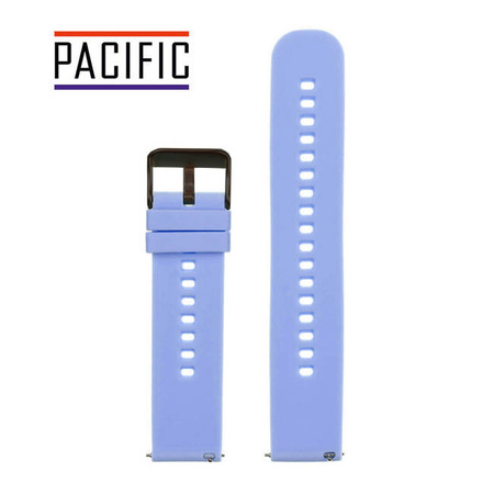 PASEK U27 - 24/BL - JASNY FIOLETOWY / CZARNY - 22mm