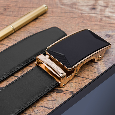 PASEK DO SPODNI AP 01-020 BLACK - PAKIET 5 SZTUK