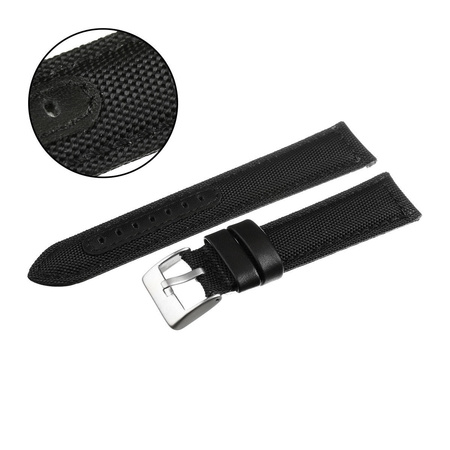 PACIFIC W34 - 1 - CZARNY / CZARNA NIĆ - 22MM